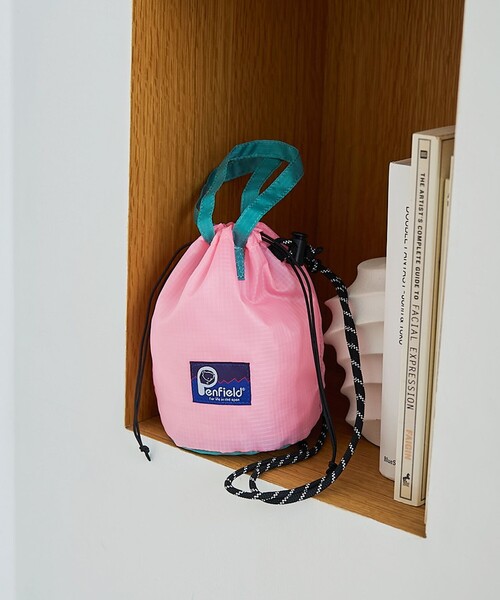 coen(コーエン)の「【PenField(ペンフィールド)別注】ドロストミニショルダーバッグ(ショルダーバッグ・レディース・ブラック/ピンク/イエロー/パープル・FREE)」の5枚目の写真