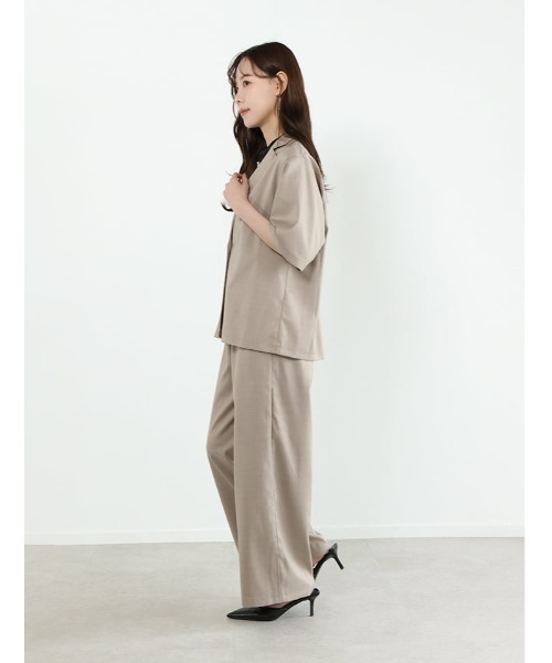 fifth（フィフス）の「【2点セット】シングルジャケット×パンツセットアップ（セットアップ・レディース・ライトベージュ/ブラック/ストライプ/ブルー・XS/M）」の21枚目の写真