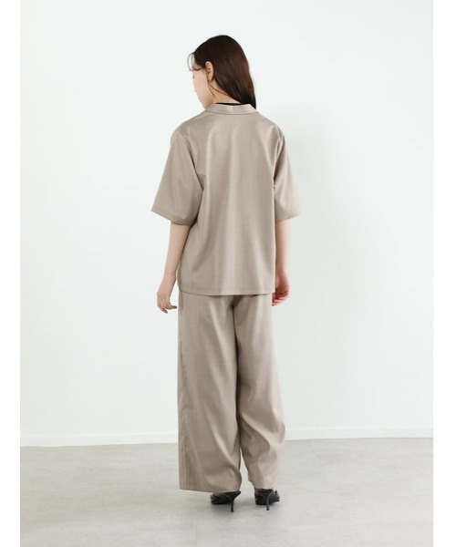 fifth（フィフス）の「【2点セット】シングルジャケット×パンツセットアップ（セットアップ・レディース・ライトベージュ/ブラック/ストライプ/ブルー・XS/M）」の22枚目の写真