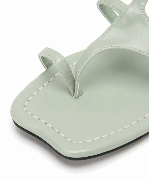 Spick & Span（スピックアンドスパン）の「Paes/ぺイズ Square Panel Sandal（サンダル・レディース・ブラウン/モスグリーン・24.5cm/24cm/23.5cm/23cm）」の18枚目の写真