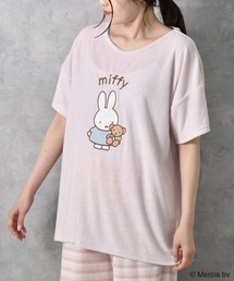 Bleu Bleuet（ブルーブルーエ）の「ミッフィー 半袖パイルルームウェア上下セット（ルームウェア/パジャマ）」