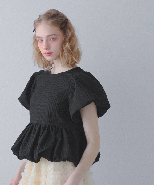 MERAKI(メラキ)の「バルーンスリーブトップス(その他トップス・レディース・ブラック/ホワイト・FREE)」の18枚目の写真