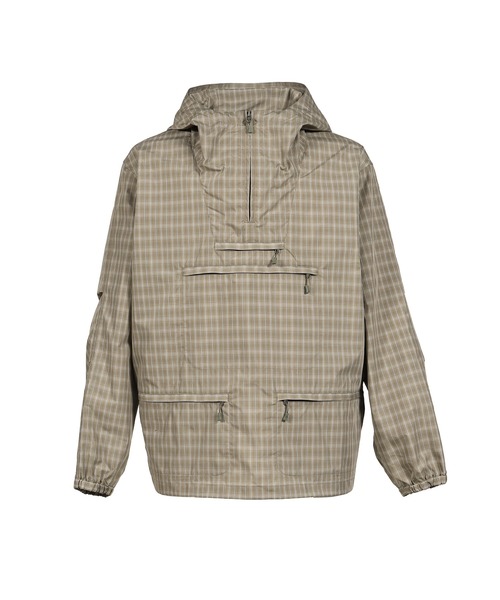 DAIWA PIER39（ダイワピア39）の「TECH ANORAK JACKET SUMMER PLAID（その他アウター・メンズ・ブルー/ブラック×グレー・X-LARGE）」の2枚目の写真