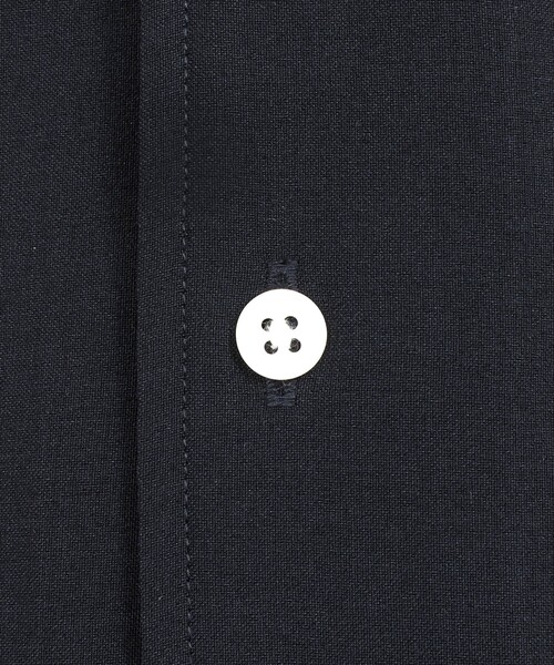 NOLLEY’S(ノーリーズ)の「《ビジカジ対応》ノータイシャツ イタリアンカラー半袖シャツ 26SS(ビジネスシャツ・メンズ・ダークネイビー/ベージュ/ブルー系その他/オフホワイト・XL/L/M/S)」の7枚目の写真