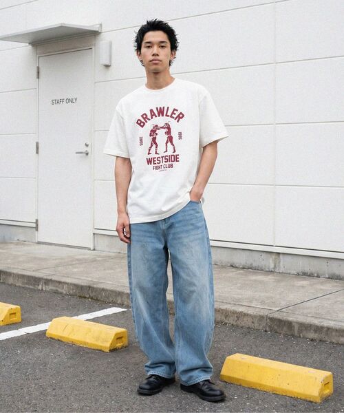 MODERMENT（モダーメント）の「ノーマルオーバーフィットブロラー半袖Tシャツ[ホワイト]（Tシャツ/カットソー・レディース・その他・1/2）」の7枚目の写真