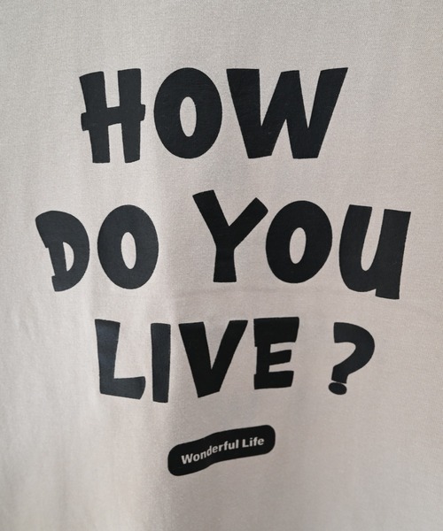 FOV（フォブ）の「FOV/フォブ HOW DO YOU Tシャツ（Tシャツ/カットソー・レディース・ホワイト/ブラック/グレイッシュベージュ・F）」の5枚目の写真