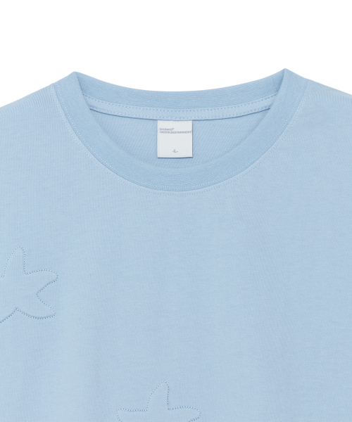 THECOLDESTMOMENT(ザコールデストモーメント)の「TCM bubble star T (sky blue)(Tシャツ/カットソー・レディース・その他・SMALL/MEDIUM/LARGE)」の9枚目の写真
