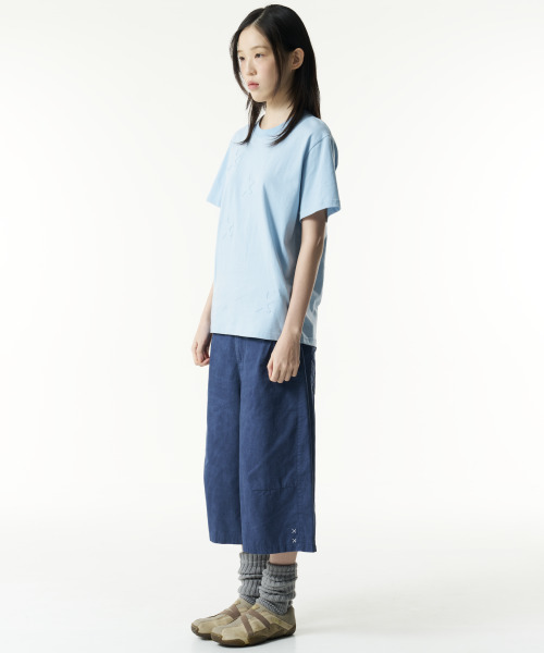 THECOLDESTMOMENT(ザコールデストモーメント)の「TCM bubble star T (sky blue)(Tシャツ/カットソー・レディース・その他・SMALL/MEDIUM/LARGE)」の2枚目の写真