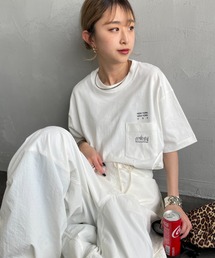 [MANHATTAN PORTAGE/マンハッタンポーテージ] スカイラインロゴ ショートスリーブ ポケットTシャツ