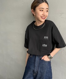 [MANHATTAN PORTAGE/マンハッタンポーテージ] スカイラインロゴ ショートスリーブ ポケットTシャツ