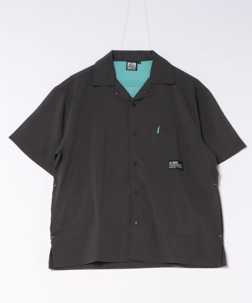 REEF(リーフ)の「REEF メンズ 26SM BAJA DRYSHIRTS 半袖シャツ 【2026年夏モデル】/リーフ速乾UVカット接触冷感シャツ(シャツ/ブラウス・メンズ・ブルー系その他/チャコールグレー・SMALL/MEDIUM/X-LARGE/LARGE)」の6枚目の写真