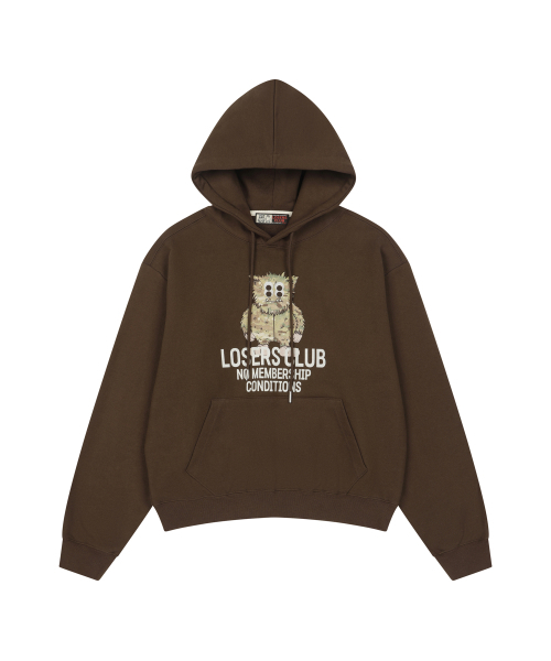 LOSERS CLUB（ルーザーズクラブ）の「イエティグラフィックフードパーカー ブラウン（パーカー・レディース・その他・1/2）」の2枚目の写真