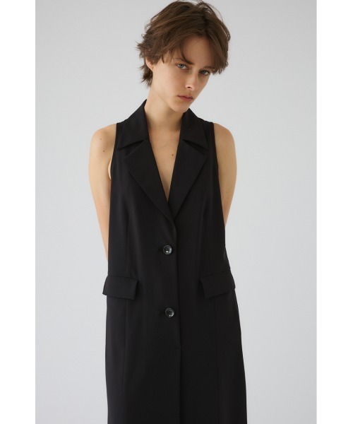 RIM.ARK(リムアーク)の「Halter neck tailored dress ホルターネック テーラード ドレス(ドレス・レディース・ブラック/ライトベージュ・38/36)」の7枚目の写真