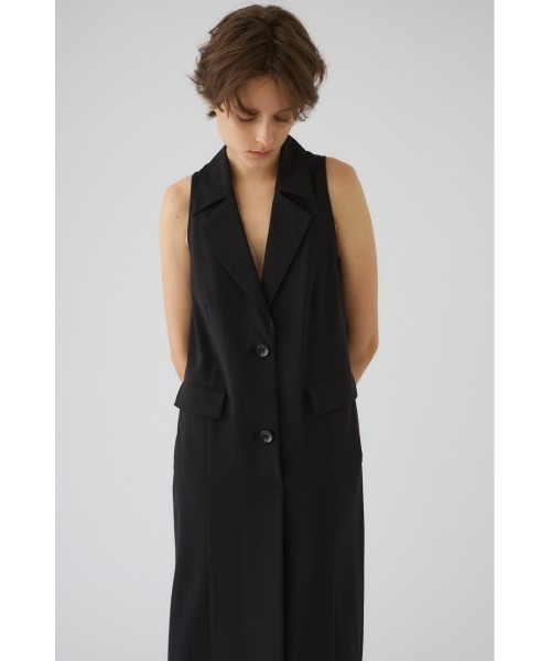 RIM.ARK(リムアーク)の「Halter neck tailored dress ホルターネック テーラード ドレス(ドレス・レディース・ブラック/ライトベージュ・38/36)」の9枚目の写真