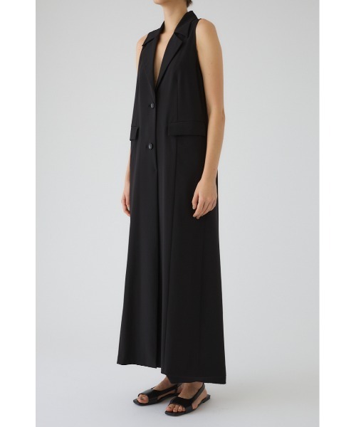 RIM.ARK(リムアーク)の「Halter neck tailored dress ホルターネック テーラード ドレス(ドレス・レディース・ブラック/ライトベージュ・38/36)」の12枚目の写真
