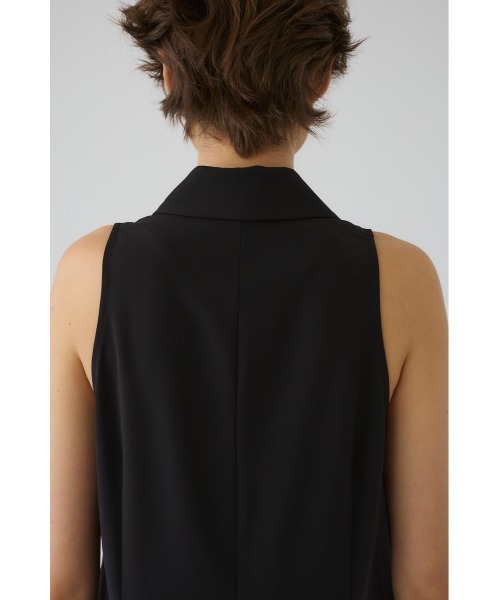 RIM.ARK(リムアーク)の「Halter neck tailored dress ホルターネック テーラード ドレス(ドレス・レディース・ブラック/ライトベージュ・38/36)」の14枚目の写真