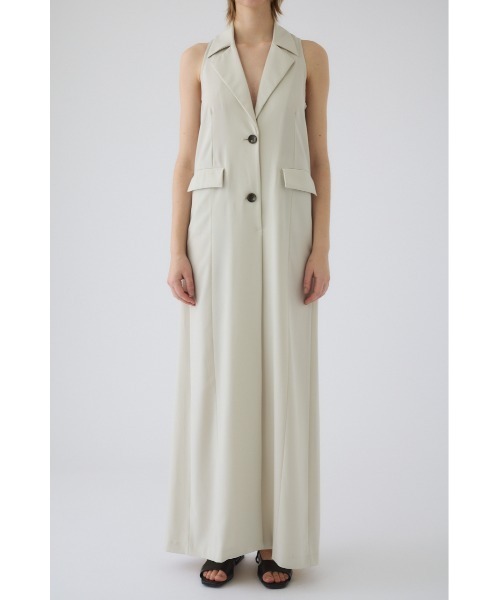 RIM.ARK(リムアーク)の「Halter neck tailored dress ホルターネック テーラード ドレス(ドレス・レディース・ブラック/ライトベージュ・38/36)」の18枚目の写真