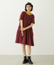 MILKFED.（ミルクフェド）の「BAR LOGO TIERED DRESS（ワンピース）」