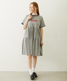 MILKFED.（ミルクフェド）の「BAR LOGO TIERED DRESS（ワンピース）」