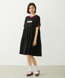 MILKFED.（ミルクフェド）の「BAR LOGO TIERED DRESS（ワンピース）」