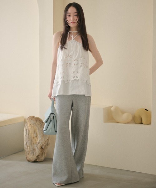 LAULEN（ローレン）の「multi way strap eyelet cutwork camisole