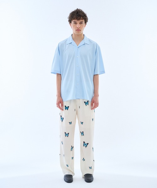 KANEMASA PHIL.(カネマサフィル)の「KANEMASA PHIL. / OPEN COLLAR SHIRT《ESTNATION EXCLUSIVE》(シャツ/ブラウス・メンズ・ブルー/グレー・MEDIUM/LARGE)」の6枚目の写真