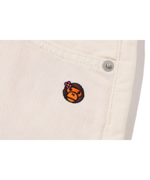 A BATHING APE（アベイシングエイプ）の「BABY LISA ONE POINT SHORTS（その他パンツ・レディース・アイボリー・MEDIUM）」の3枚目の写真
