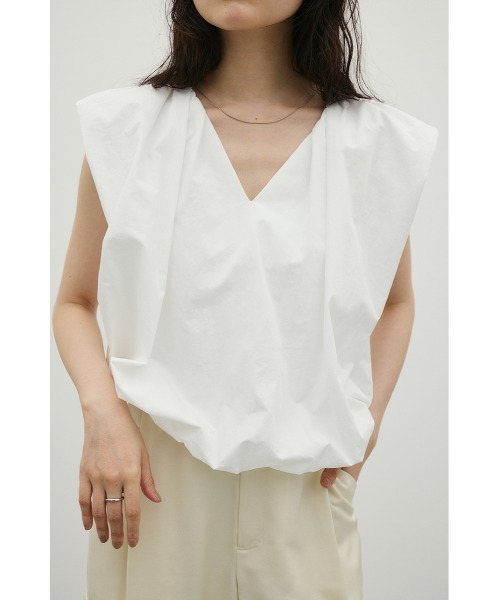STYLEMIXER(スタイルミキサー)の「2WAYバルーントップ(Tシャツ/カットソー・レディース・ミント/ブラック/ホワイト・FREE)」の1枚目の写真