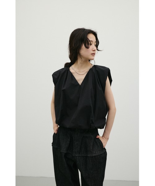 STYLEMIXER(スタイルミキサー)の「2WAYバルーントップ(Tシャツ/カットソー・レディース・ミント/ブラック/ホワイト・FREE)」の19枚目の写真