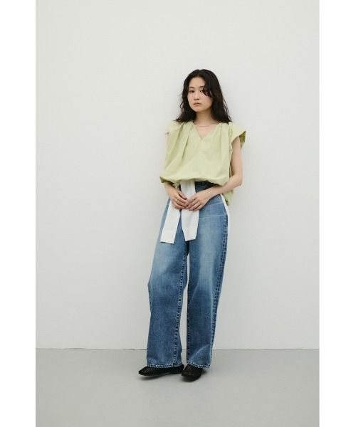 STYLEMIXER(スタイルミキサー)の「2WAYバルーントップ(Tシャツ/カットソー・レディース・ミント/ブラック/ホワイト・FREE)」の10枚目の写真