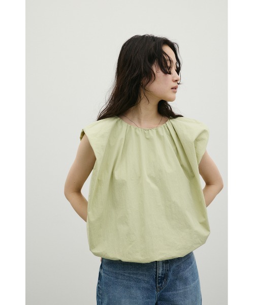 STYLEMIXER(スタイルミキサー)の「2WAYバルーントップ(Tシャツ/カットソー・レディース・ミント/ブラック/ホワイト・FREE)」の7枚目の写真