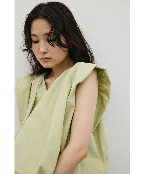 STYLEMIXER(スタイルミキサー)の「2WAYバルーントップ(Tシャツ/カットソー・レディース・ミント/ブラック/ホワイト・FREE)」の5枚目の写真