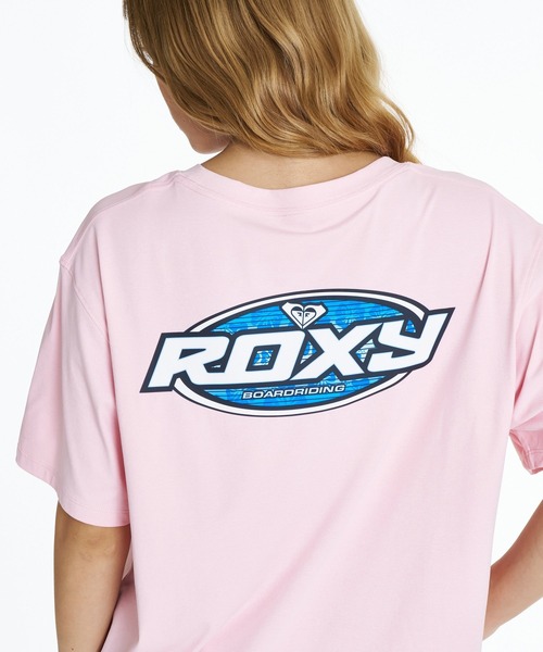 ROXY（ロキシー）の「ROXY SURF SOUL RASH TEE ラッシュTシャツ /UVカット/EASY DRY 【2026年夏モデル】/ロキシーバックプリント半袖ラッシュガード(水着)（Tシャツ/カットソー・レディース・ベージュ/オフホワイト/ライトピンク・LARGE/MEDIUM/SMALL）」の6枚目の写真
