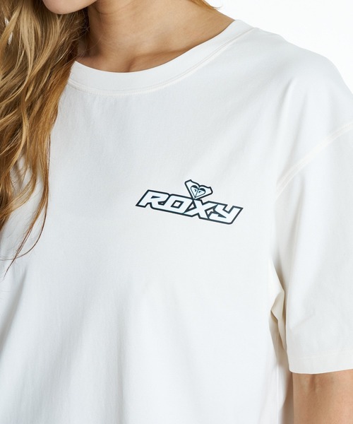 ROXY（ロキシー）の「ROXY SURF SOUL RASH TEE ラッシュTシャツ /UVカット/EASY DRY 【2026年夏モデル】/ロキシーバックプリント半袖ラッシュガード(水着)（Tシャツ/カットソー・レディース・ベージュ/オフホワイト/ライトピンク・LARGE/MEDIUM/SMALL）」の14枚目の写真