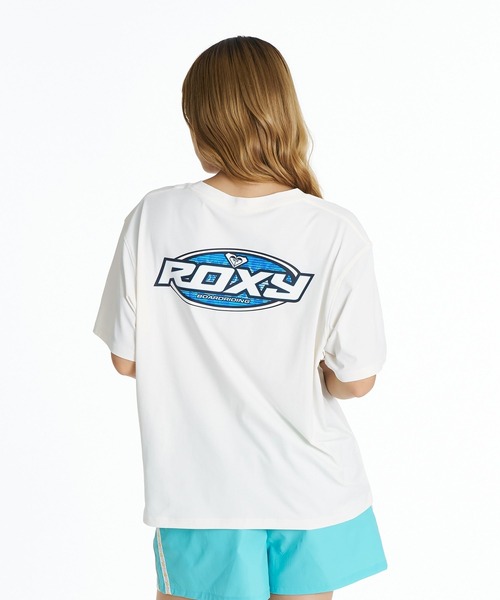 ROXY（ロキシー）の「ROXY SURF SOUL RASH TEE ラッシュTシャツ /UVカット/EASY DRY 【2026年夏モデル】/ロキシーバックプリント半袖ラッシュガード(水着)（Tシャツ/カットソー・レディース・ベージュ/オフホワイト/ライトピンク・LARGE/MEDIUM/SMALL）」の11枚目の写真