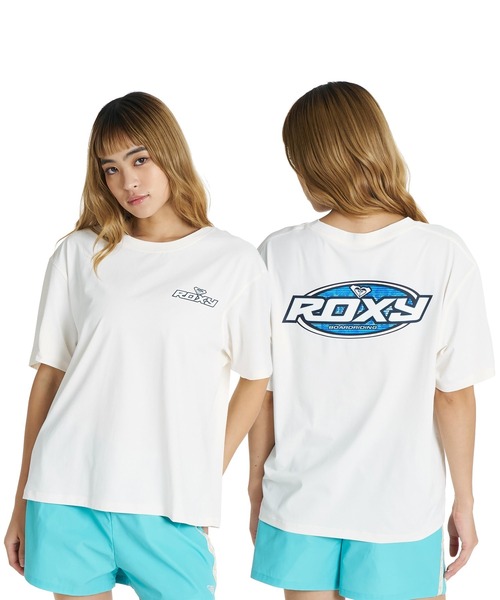 ROXY（ロキシー）の「ROXY SURF SOUL RASH TEE ラッシュTシャツ /UVカット/EASY DRY 【2026年夏モデル】/ロキシーバックプリント半袖ラッシュガード(水着)（Tシャツ/カットソー・レディース・ベージュ/オフホワイト/ライトピンク・LARGE/MEDIUM/SMALL）」の10枚目の写真
