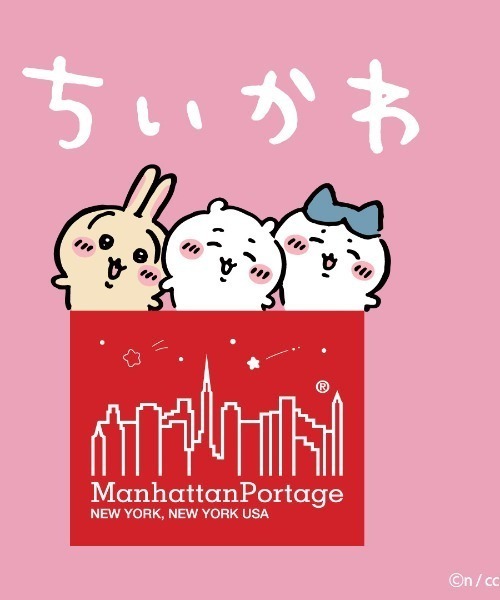 Manhattan Portage(マンハッタンポーテージ)の「Manhattan Portage/マンハッタンポーテージ トートバッグ "ちいかわ" REGO TOTE(M) W/ZIPPER VER2 CKW26 MP1305Z2CKW26(トートバッグ・メンズ・ブラック・FREE)」の7枚目の写真
