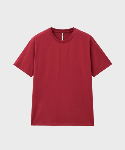 NOIRER（ノイア）の「スーピマコットンラックスTシャツ（レッド）（Tシャツ/カットソー・メンズ・その他・48/50/52）」の2枚目の写真