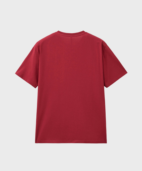 NOIRER（ノイア）の「スーピマコットンラックスTシャツ（レッド）（Tシャツ/カットソー・メンズ・その他・48/50/52）」の3枚目の写真