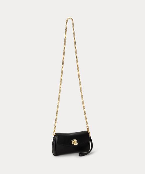 LAUREN RALPH LAUREN(ローレン ラルフ ローレン)の「ナッパ レザー Tanner クロスボディ ウォレット(ショルダーバッグ・レディース・ブラック系1・ONE)」の2枚目の写真