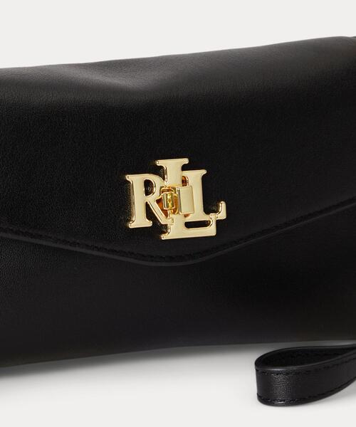 LAUREN RALPH LAUREN(ローレン ラルフ ローレン)の「ナッパ レザー Tanner クロスボディ ウォレット(ショルダーバッグ・レディース・ブラック系1・ONE)」の5枚目の写真