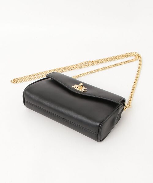LAUREN RALPH LAUREN(ローレン ラルフ ローレン)の「ナッパ レザー Tanner クロスボディ ウォレット(ショルダーバッグ・レディース・ブラック系1・ONE)」の10枚目の写真