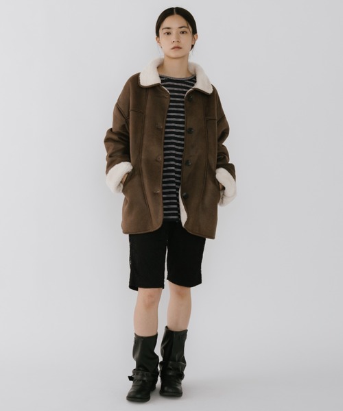 duei(デュイ)の「シアーボーダーロンT(Tシャツ/カットソー・レディース・ネイビー/ボルドー・FREE)」の13枚目の写真