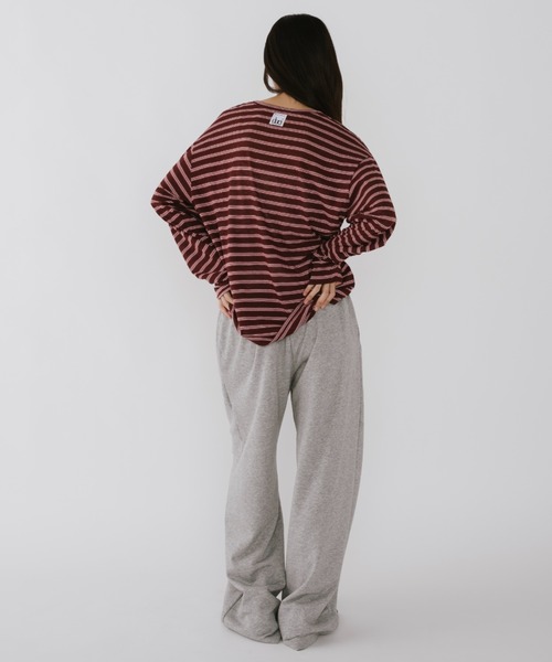 duei(デュイ)の「シアーボーダーロンT(Tシャツ/カットソー・レディース・ネイビー/ボルドー・FREE)」の19枚目の写真