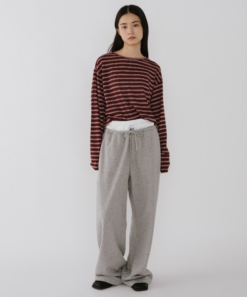 duei(デュイ)の「シアーボーダーロンT(Tシャツ/カットソー・レディース・ネイビー/ボルドー・FREE)」の17枚目の写真