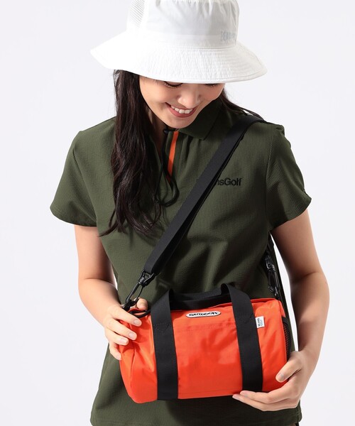 BEAMS GOLF(ビームスゴルフ)の「【別注】OUTDOOR PRODUCTS / ロールボストン型 カートバッグ(トートバッグ・メンズ・グリーン/オレンジ・ONE SIZE)」の4枚目の写真