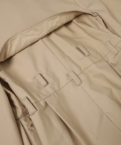 GANNI(ガニー)の「Double Cotton Peplum Trench(トレンチコート・レディース・ベージュ系その他・38)」の10枚目の写真