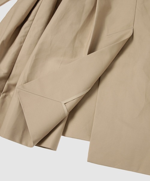 GANNI(ガニー)の「Double Cotton Peplum Trench(トレンチコート・レディース・ベージュ系その他・38)」の11枚目の写真