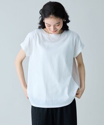 前後２ＷＡＹ異素材コンビカットソー