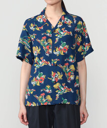 SUN SURF | 半袖ハワイアンシャツ "ISLAND TRIP" WOMEN
